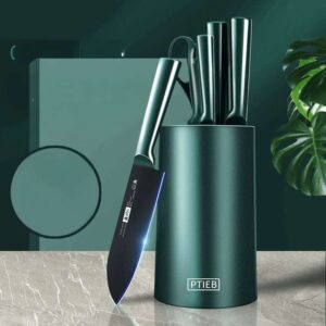 Kitchen knife set with a holder