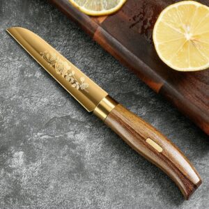 Gold plated knife